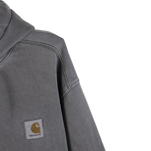 Carhartt WIP Hooded Nelson Sweat Black Garment Dyed I029963_89_GD Degli Uberti